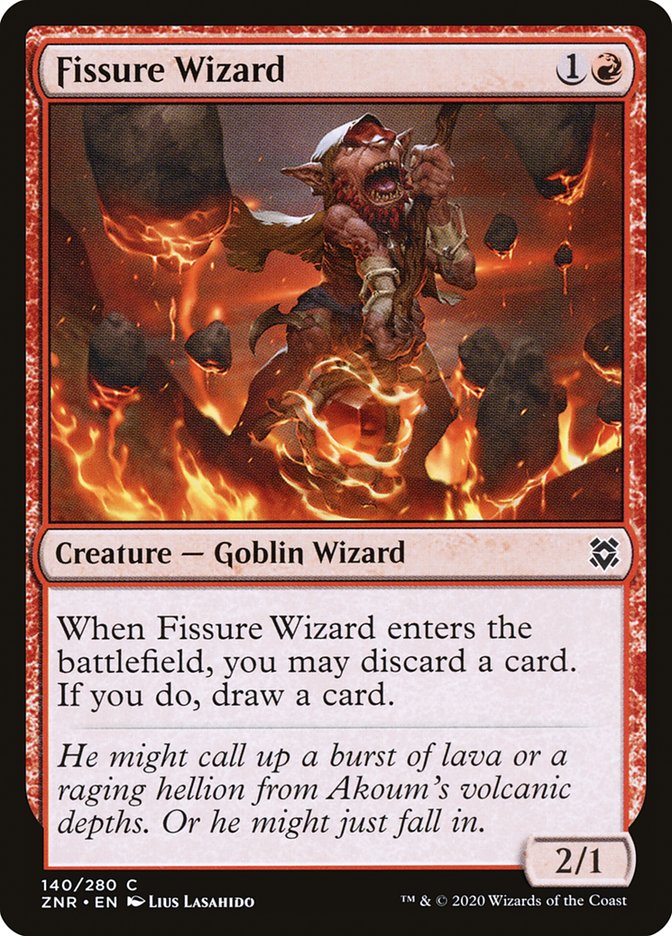 Fissure Wizard [Zendikar Rising] Magic: The Gathering
