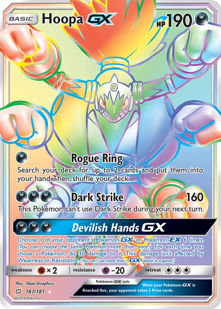 Hoopa GX (187/181) [Sun & Moon: Team Up] Pokémon
