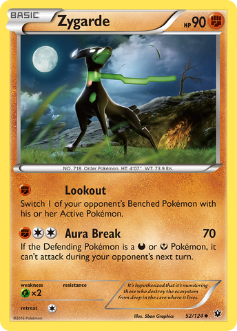 Zygarde (52/124) [XY: Fates Collide] Pokémon