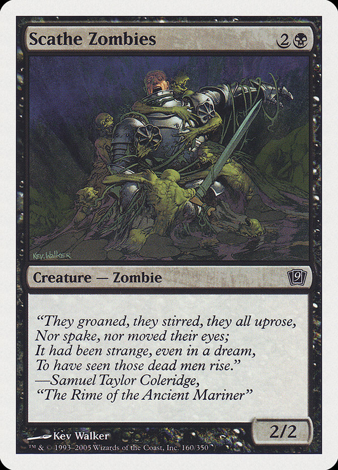 Scathe Zombies [Ninth Edition] Magic: The Gathering
