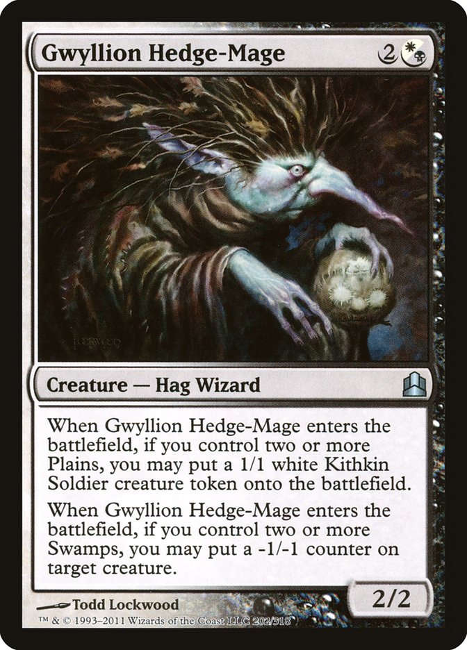Gwyllion Hedge-Mage [Commander 2011] Magic: The Gathering