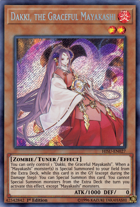 Dakki, the Graceful Mayakashi [HISU-EN027] Secret Rare Yu-Gi-Oh!