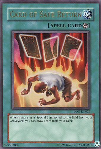 Card of Safe Return [LON-EN029] Ultra Rare Yu-Gi-Oh!