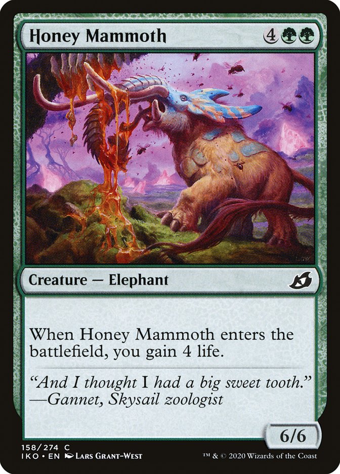 Honey Mammoth [Ikoria: Lair of Behemoths] Magic: The Gathering