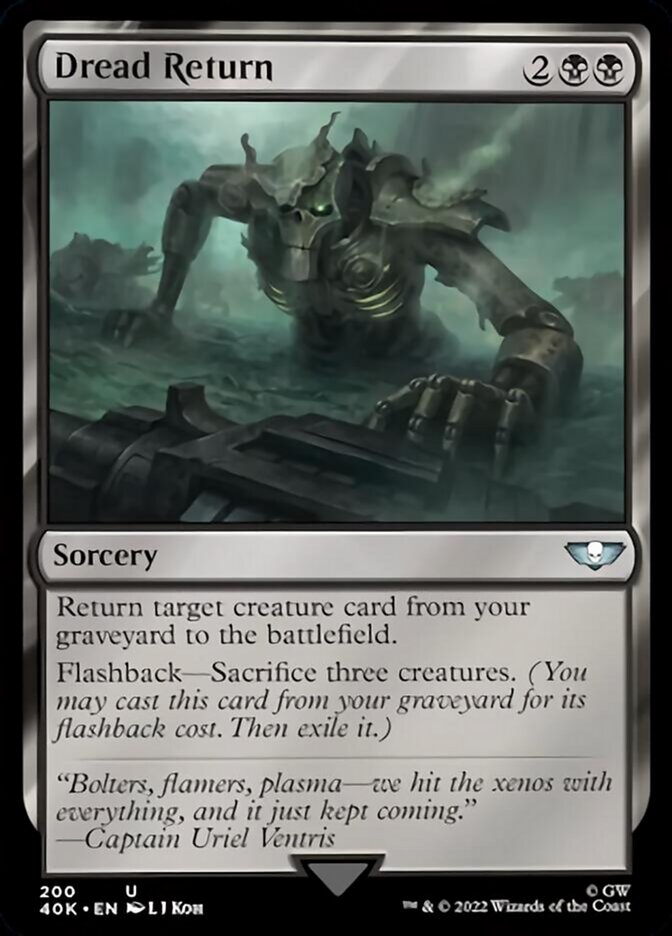 Dread Return [Warhammer 40,000] Magic: The Gathering