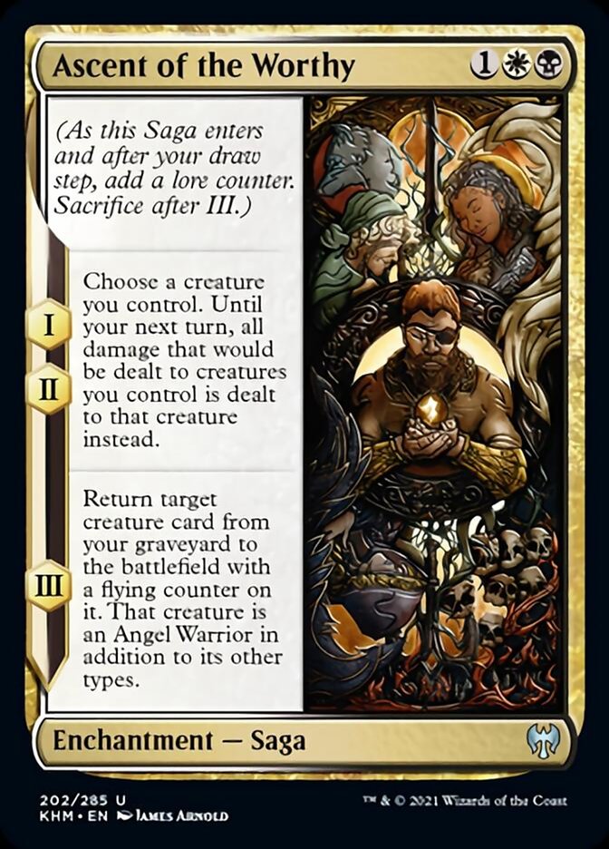 Ascent of the Worthy [Kaldheim] Magic: The Gathering