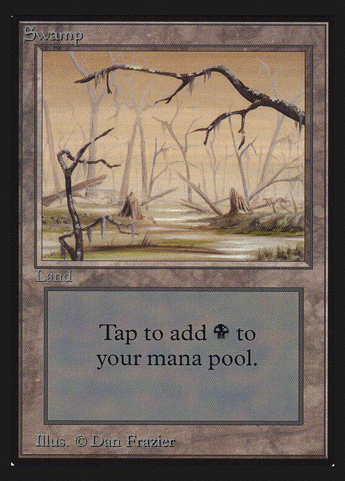 Swamp (295) [International Collectors' Edition] Magic: The Gathering