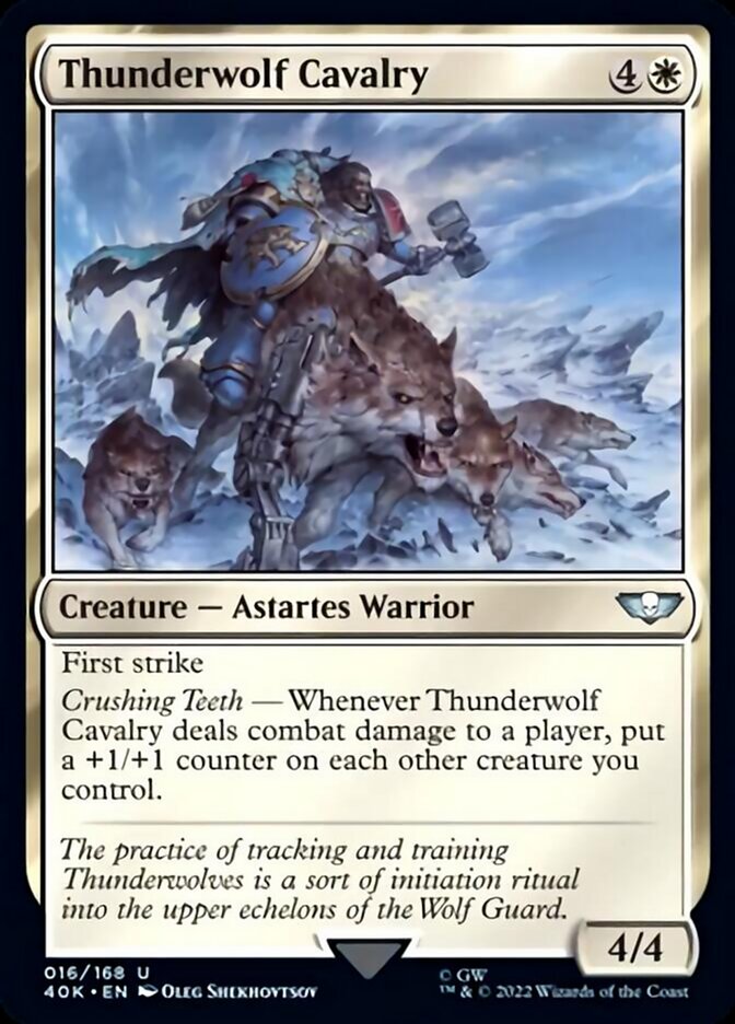 Thunderwolf Cavalry [Warhammer 40,000] Magic: The Gathering