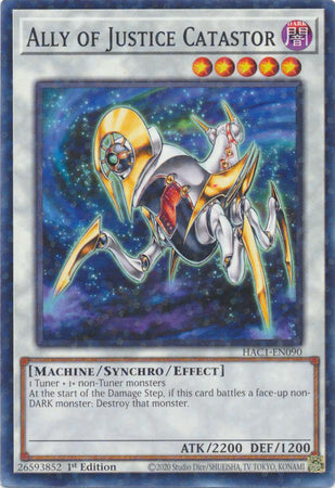 Ally of Justice Catastor (Duel Terminal) [HAC1-EN090] Common Yu-Gi-Oh!