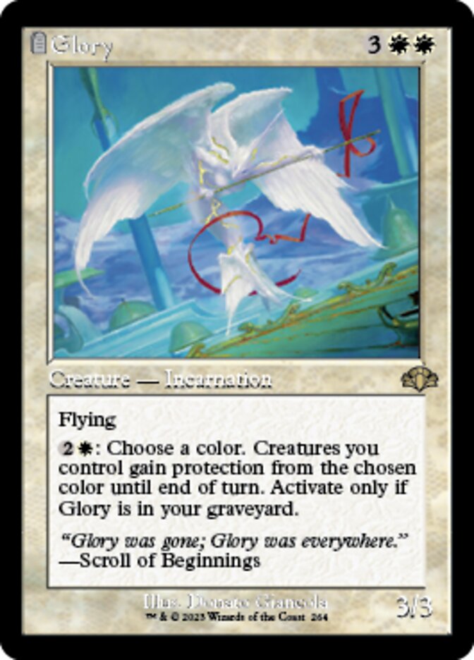 Glory (Retro) [Dominaria Remastered] Magic: The Gathering