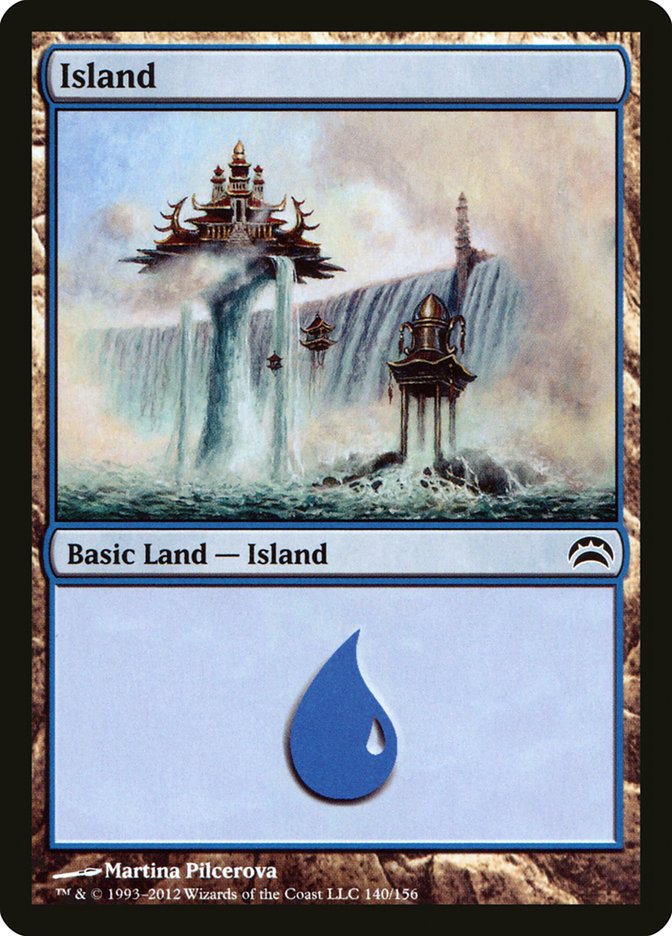 Island (140) [Planechase 2012] Magic: The Gathering