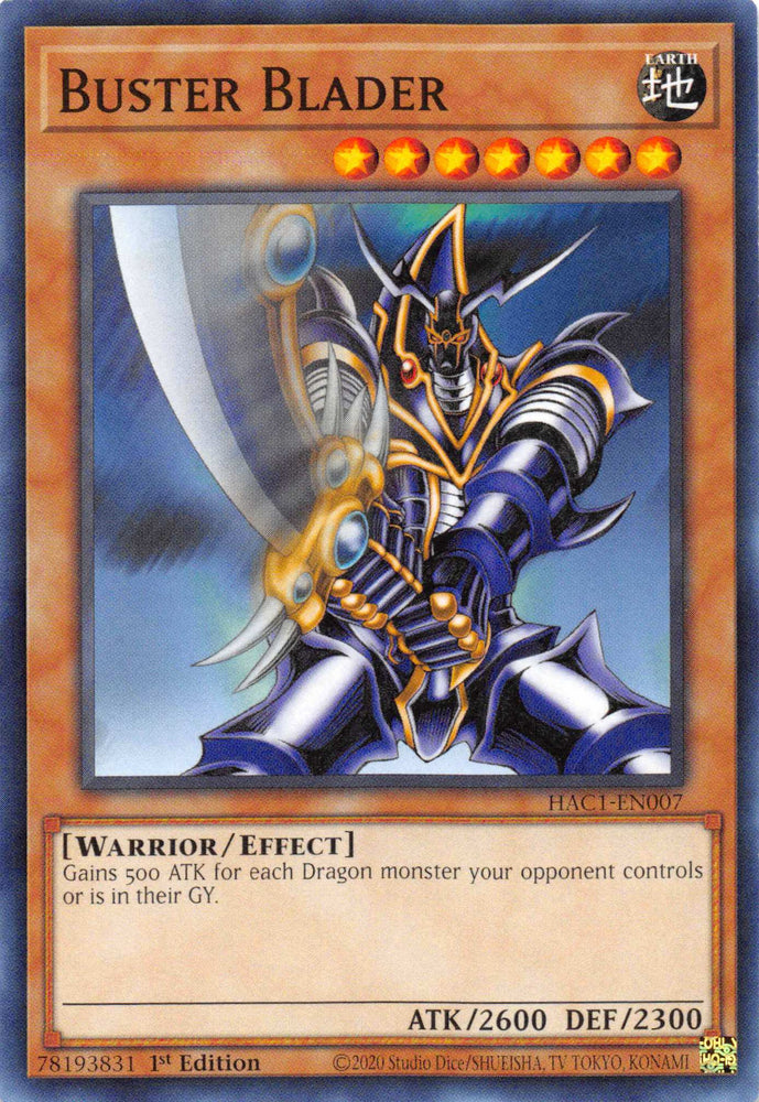 Buster Blader [HAC1-EN007] Common Yu-Gi-Oh!