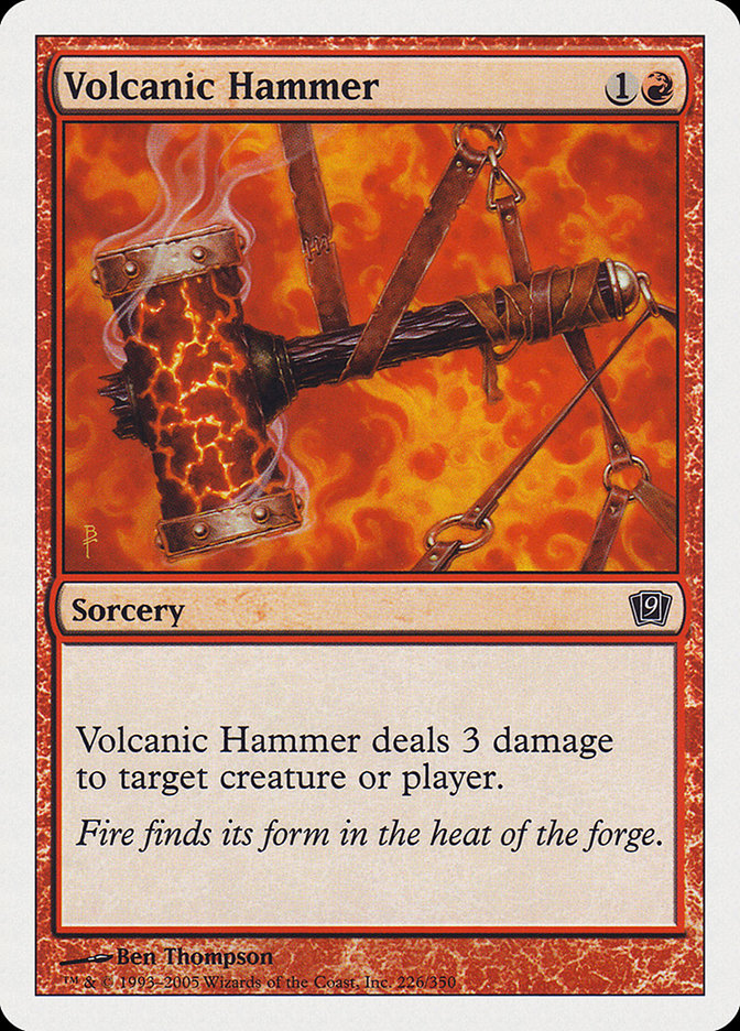 Volcanic Hammer [Ninth Edition] Magic: The Gathering