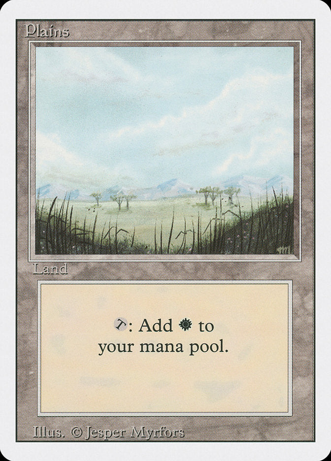 Plains (293) [Revised Edition] Magic: The Gathering