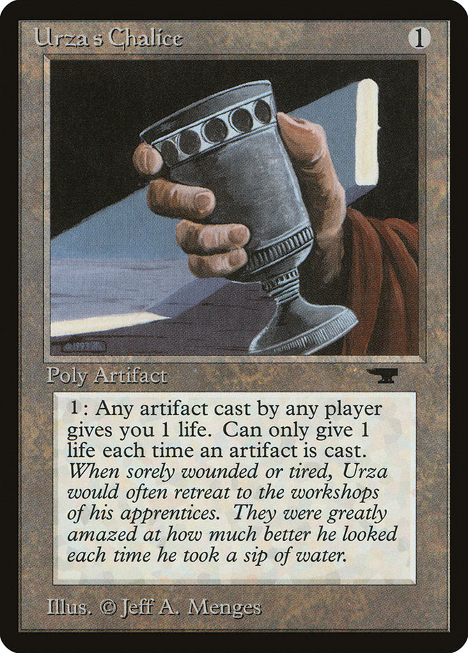 Urza's Chalice [Antiquities] Magic: The Gathering