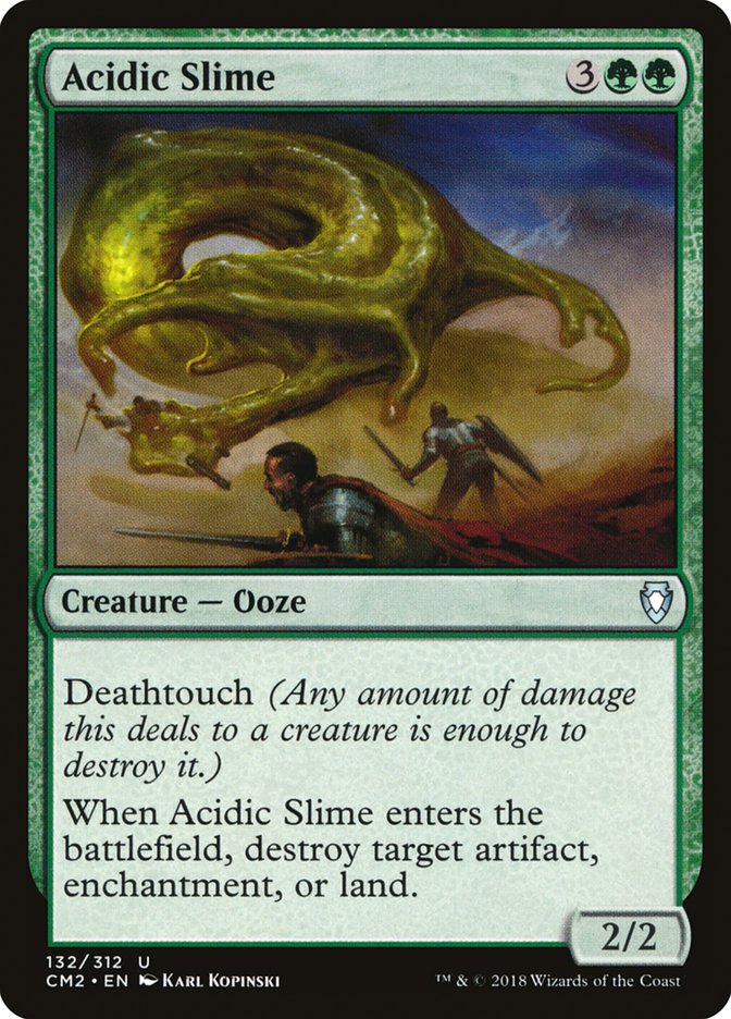 Acidic Slime [Commander Anthology Volume II] Magic: The Gathering