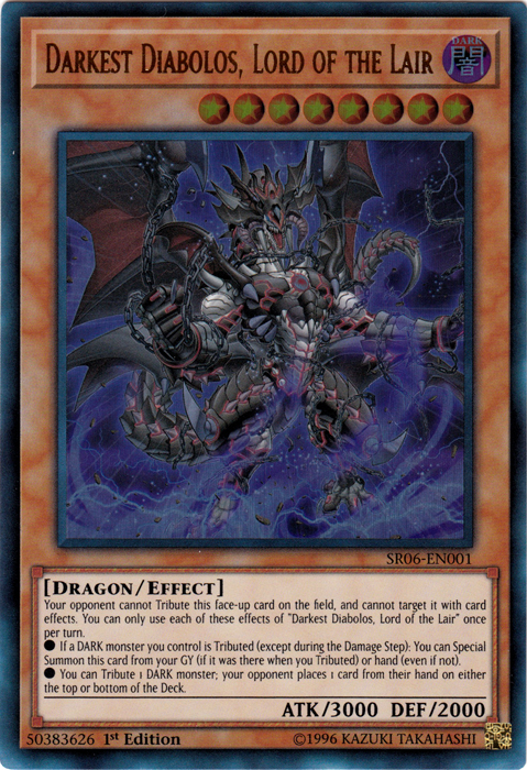 Darkest Diabolos, Lord of the Lair [SR06-EN001] Ultra Rare Yu-Gi-Oh!