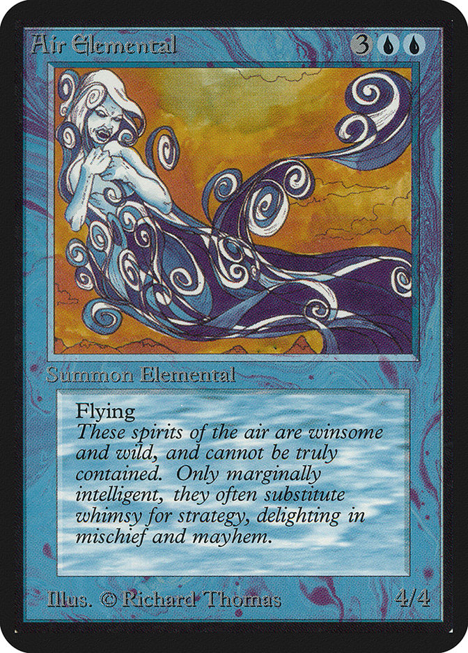 Air Elemental [Alpha Edition] Magic: The Gathering