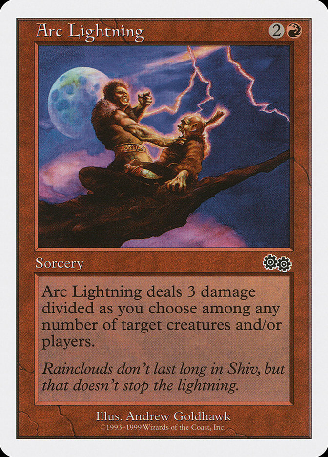 Arc Lightning [Battle Royale] Magic: The Gathering