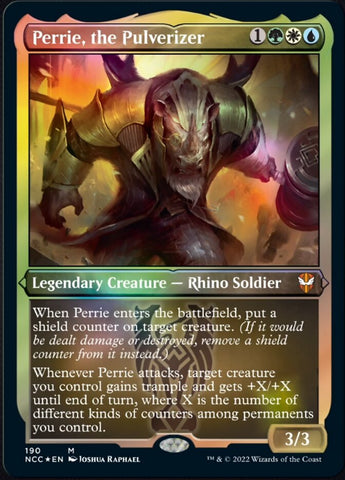 Perrie, the Pulverizer (Display Commander) [Streets of New Capenna Commander] Magic: The Gathering