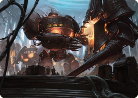 Autonomous Assembler Art Card [The Brothers' War Art Series] Magic: The Gathering