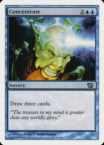 Concentrate [Eighth Edition] Magic: The Gathering