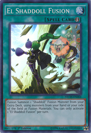 El Shaddoll Fusion [NECH-EN064] Super Rare Yu-Gi-Oh!