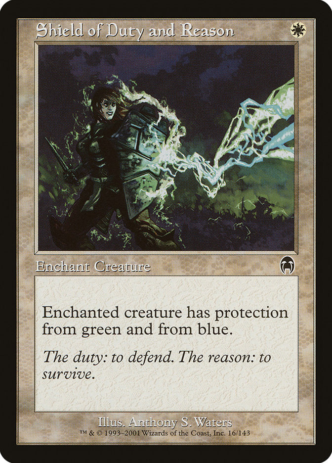 Shield of Duty and Reason [Apocalypse] Magic: The Gathering