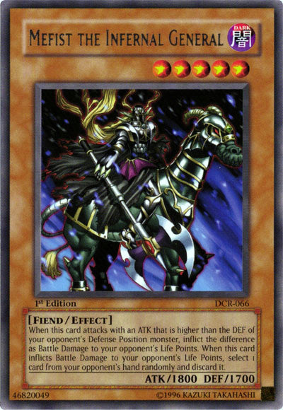 Mefist the Infernal General [DCR-066] Rare Yu-Gi-Oh!