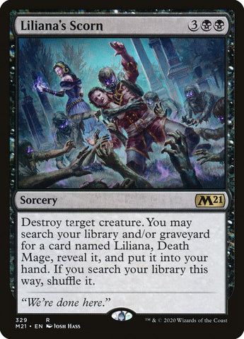Liliana's Scorn [Core Set 2021] Magic: The Gathering