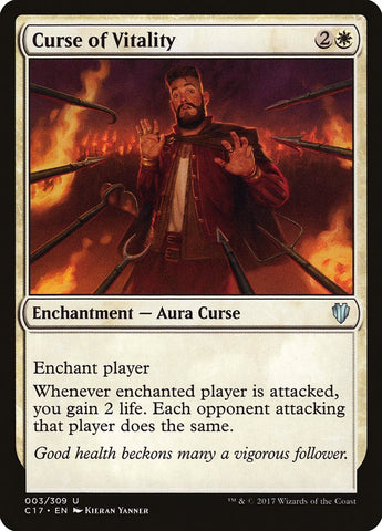 Curse of Vitality [Commander 2017] Magic: The Gathering