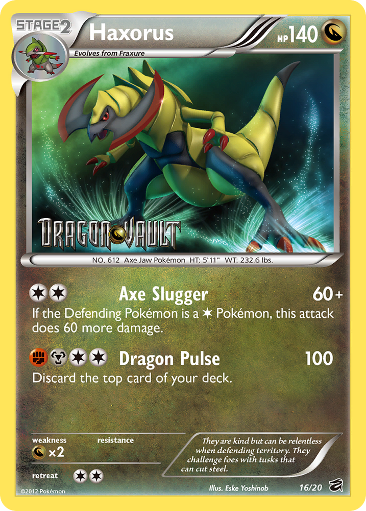 Haxorus (16/20) [Black & White: Dragon Vault] Pokémon