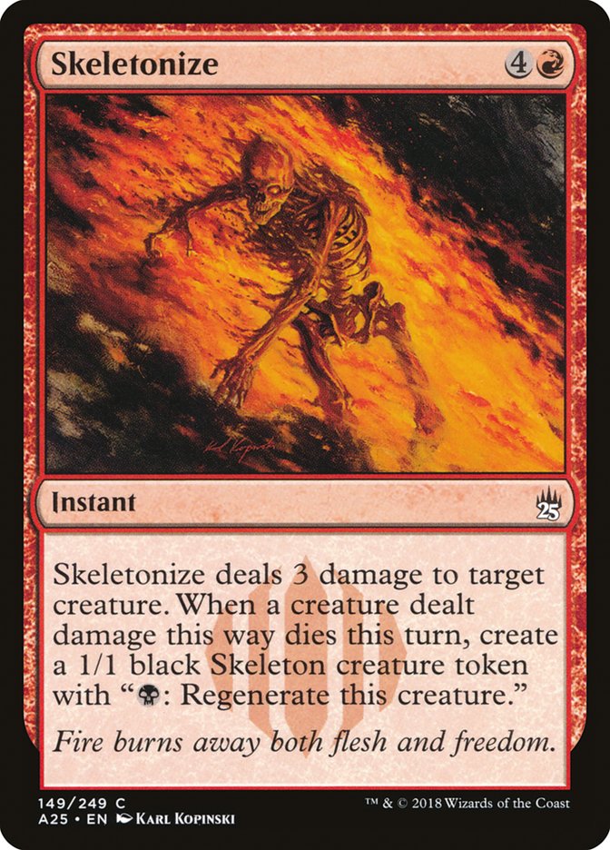 Skeletonize [Masters 25] Magic: The Gathering