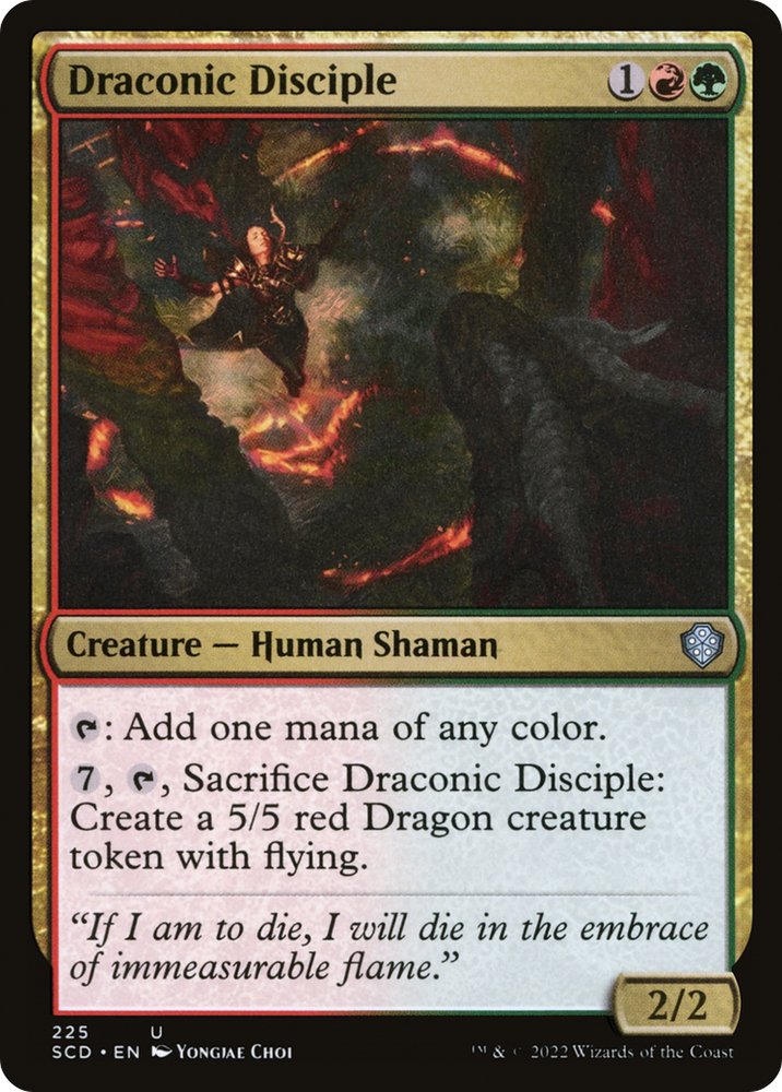 Draconic Disciple [Starter Commander Decks] Magic: The Gathering