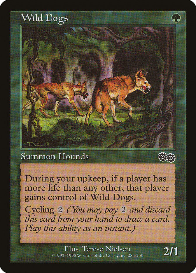 Wild Dogs [Urza's Saga] Magic: The Gathering
