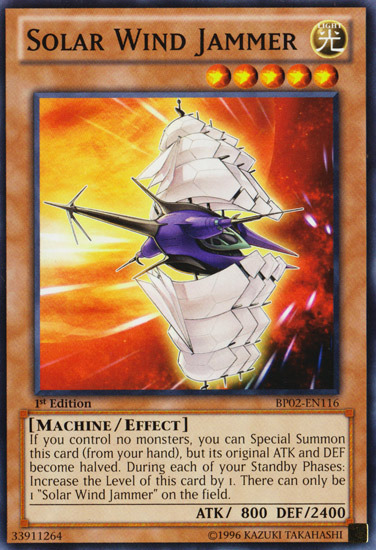 Solar Wind Jammer [BP02-EN116] Common Yu-Gi-Oh!