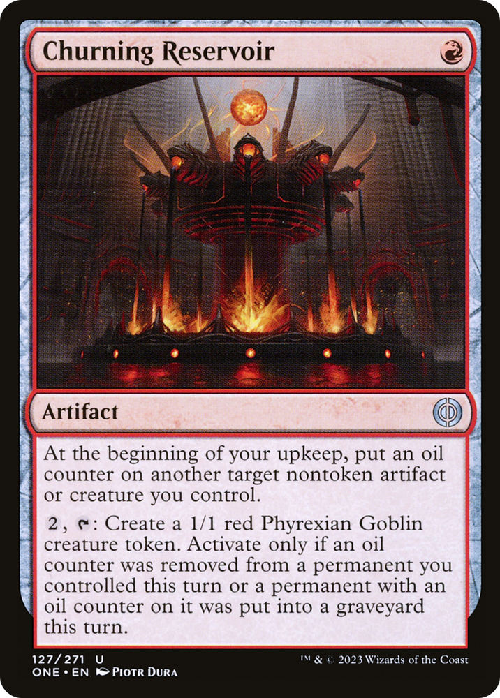 Churning Reservoir [Phyrexia: All Will Be One] Magic: The Gathering