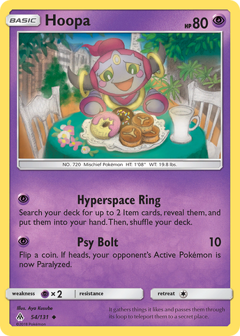Hoopa (54/131) [Sun & Moon: Forbidden Light] Pokémon