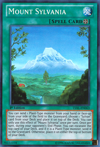 Mount Sylvania [LVAL-EN063] Super Rare Yu-Gi-Oh!