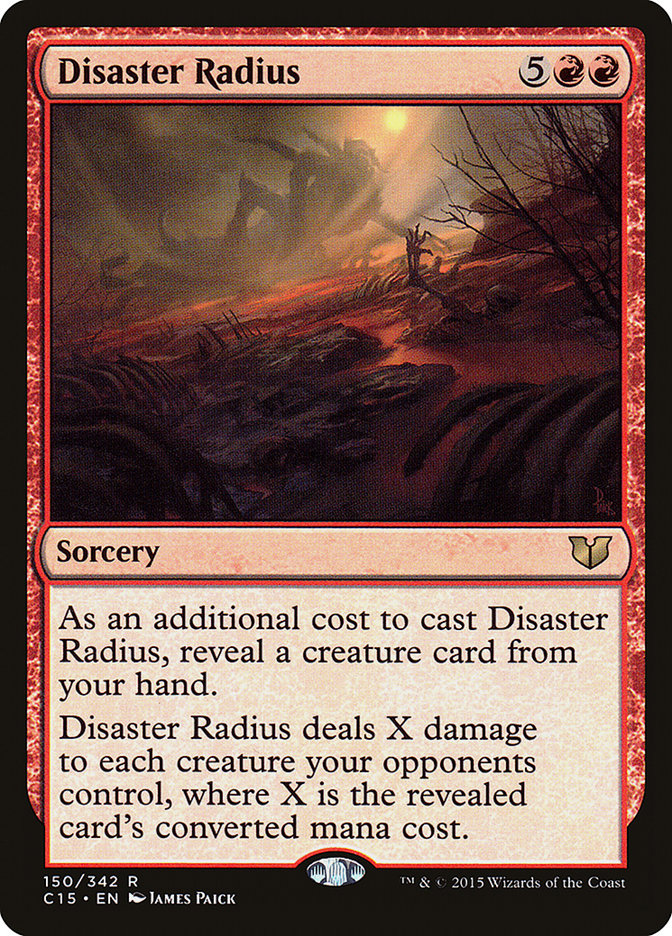 Disaster Radius [Commander 2015] Magic: The Gathering
