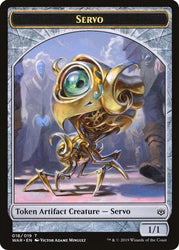 Servo // Wizard Double-Sided Token [Challenger Decks 2020 Tokens] Magic: The Gathering