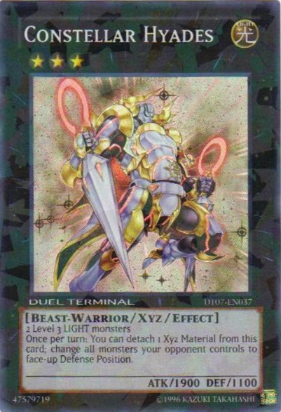Constellar Hyades [DT07-EN037] Super Rare Yu-Gi-Oh!