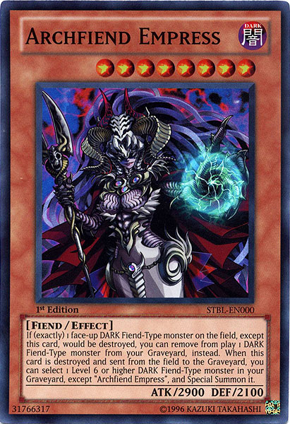 Archfiend Empress [STBL-EN000] Super Rare Yu-Gi-Oh!