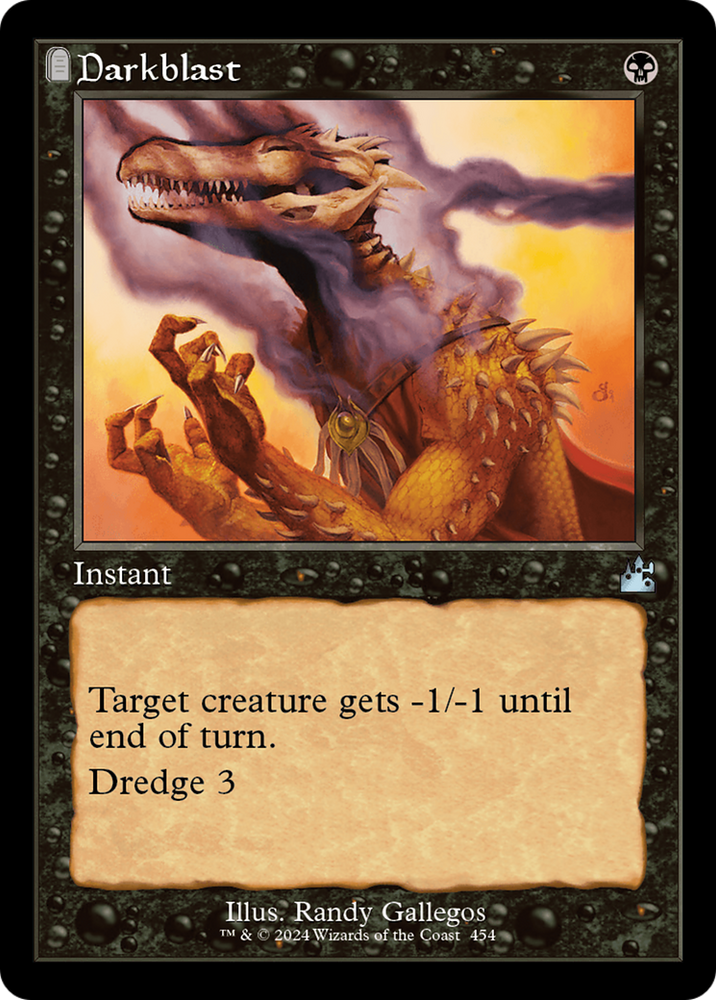 Darkblast (Retro Frame) [Ravnica Remastered] Magic: The Gathering