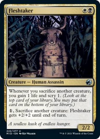 Fleshtaker [Innistrad: Midnight Hunt] Magic: The Gathering