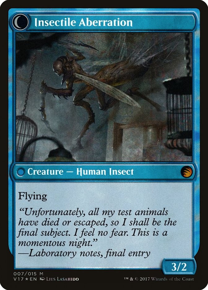 Delver of Secrets // Insectile Aberration [From the Vault: Transform] Magic: The Gathering