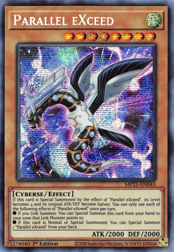 Parallel EXceed [MP21-EN043] Prismatic Secret Rare Yu-Gi-Oh!