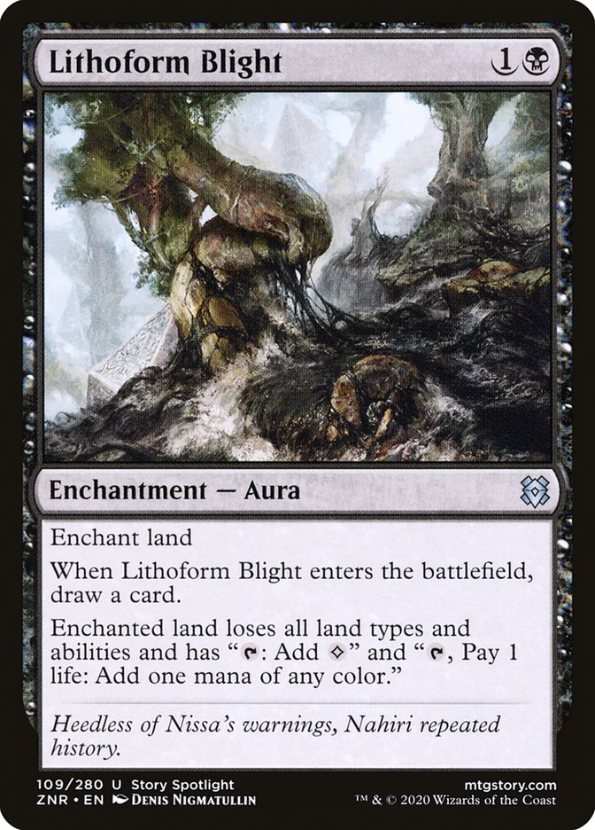 Lithoform Blight [Zendikar Rising] Magic: The Gathering
