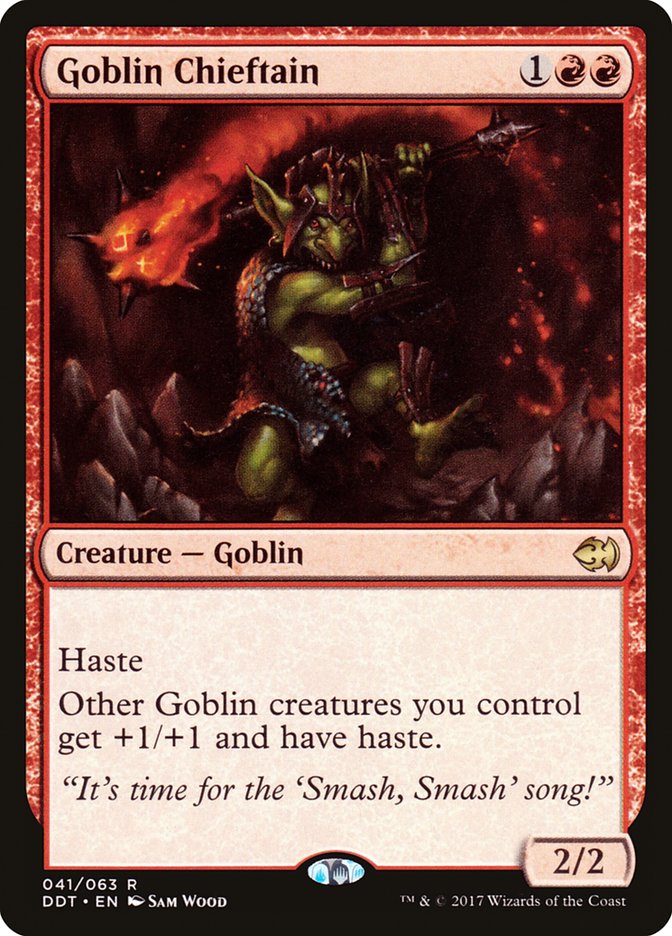 Goblin Chieftain [Duel Decks: Merfolk vs. Goblins] Magic: The Gathering