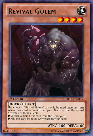 Revival Golem [REDU-EN085] Rare Yu-Gi-Oh!